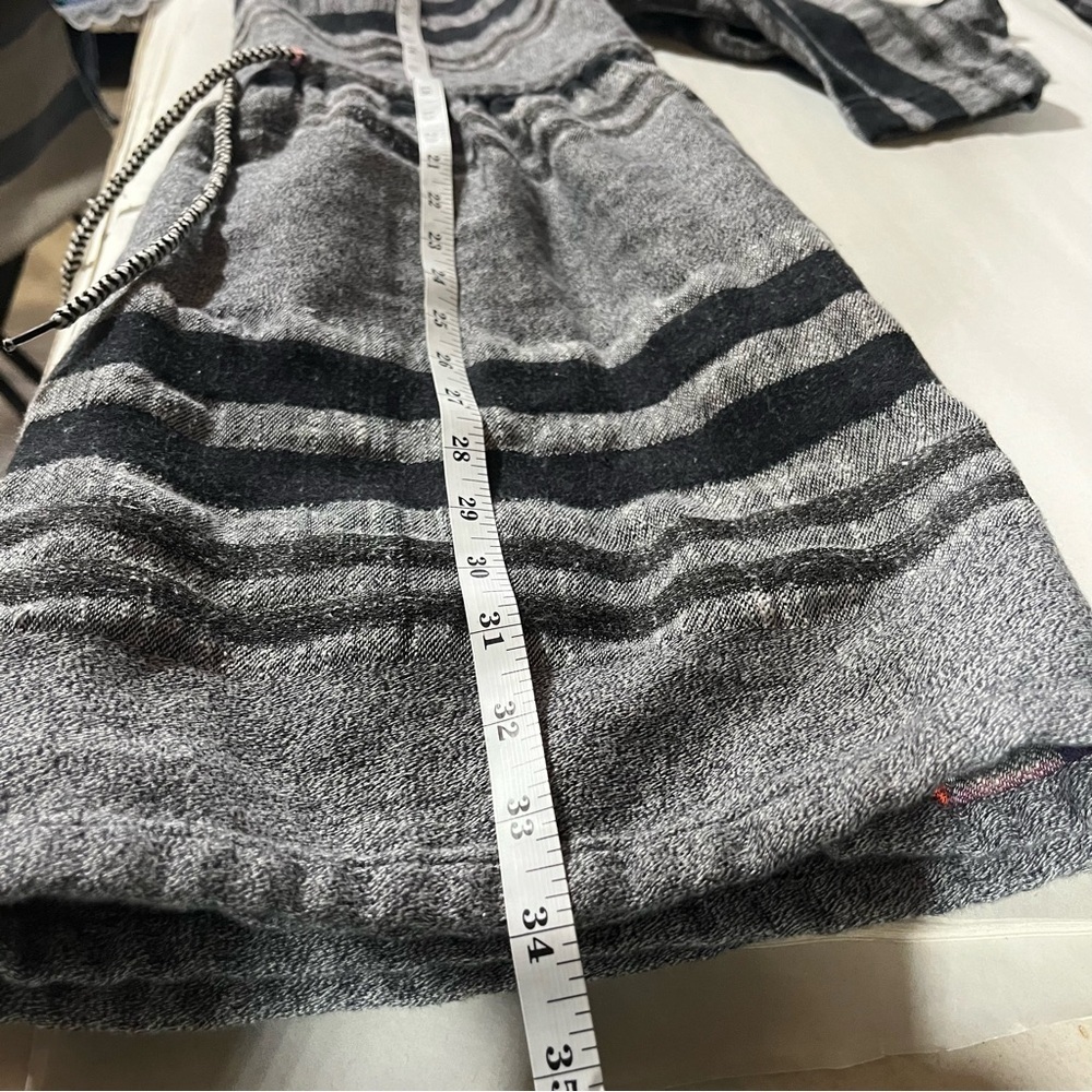 ACE & JIG ~ Grey and Black Heritage Striped Lake Dress Small - Picture 8 of 8